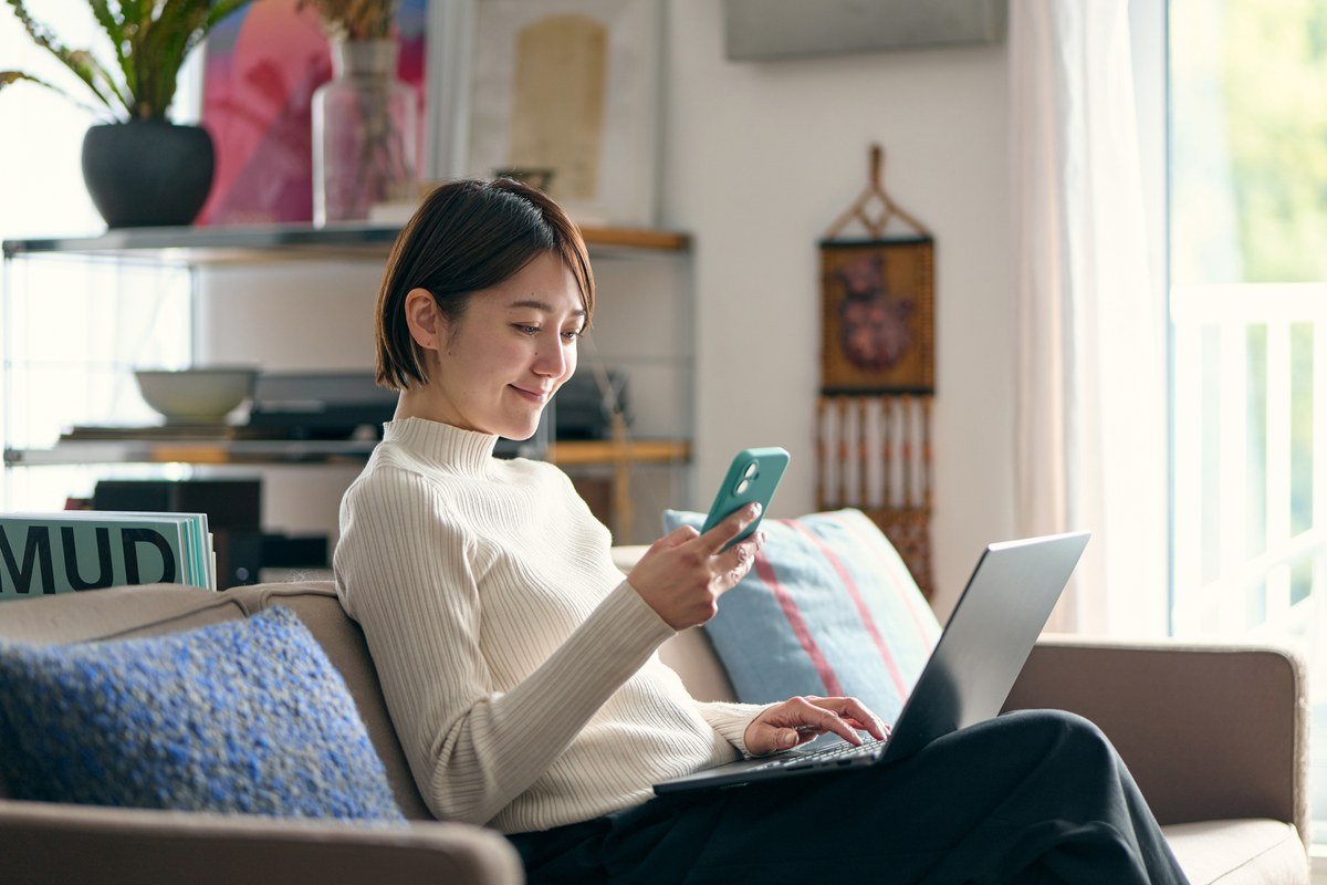 インターネット申し込み手続きの様子